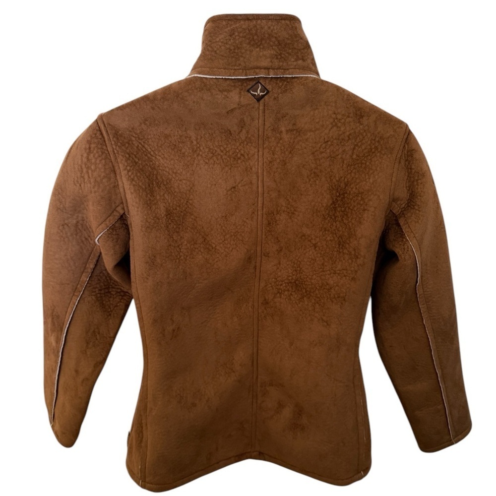 PRANA Caramel Zipper Polyester Jacket Women S Small - Picture 3 of 6